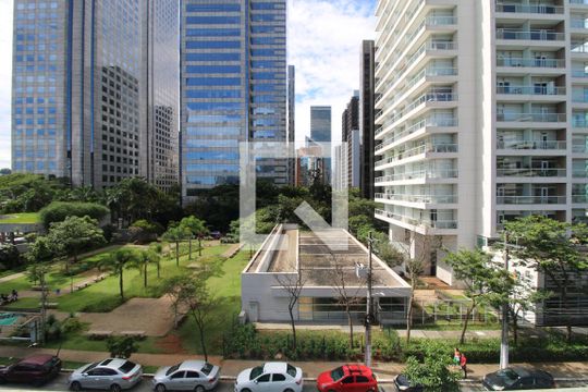 Vista da Varanda de apartamento à venda com 2 quartos, 97m² em Cidade Monções, São Paulo