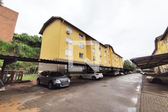 Fachada do bloco de apartamento à venda com 2 quartos, 52m² em Vila Nova, Novo Hamburgo