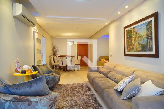 Sala de apartamento à venda com 3 quartos, 144m² em Harmonia, Canoas