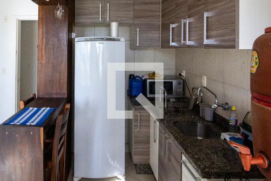 Cozinha de apartamento para alugar com 2 quartos, 62m² em Ribeirão da Ilha, Florianópolis