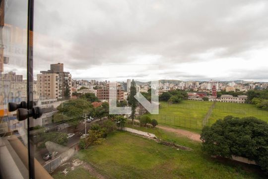 Vista da Sala de apartamento à venda com 1 quarto, 50m² em Santa Cecília, Porto Alegre