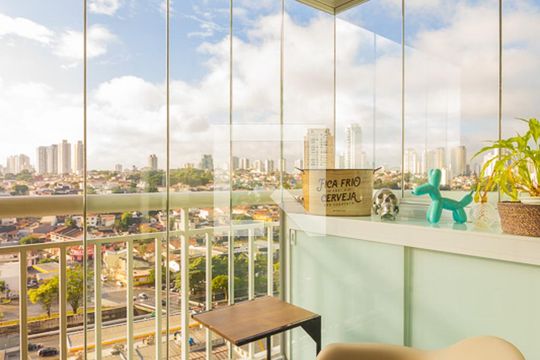 varanda de apartamento à venda com 1 quarto, 49m² em Jardim Vila Mariana, São Paulo