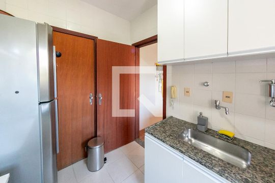 Cozinha de apartamento à venda com 3 quartos, 90m² em Luxemburgo, Belo Horizonte