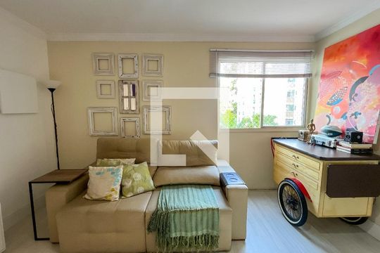 Sala de apartamento à venda com 2 quartos, 70m² em Jardim Íris, São Paulo