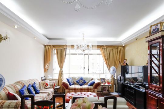 Sala de apartamento à venda com 3 quartos, 168m² em Santa Cecília, São Paulo