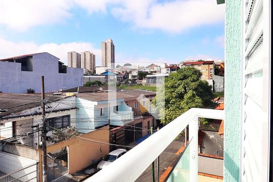 Sacada do Quarto 1 de apartamento para alugar com 2 quartos, 90m² em Vila Camilópolis, Santo André