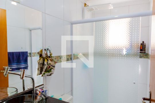 Banheiro da Suíte de apartamento à venda com 3 quartos, 145m² em Vila Cecília Maria, Santo André