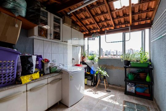 3o. Andar - Área de serviço de casa à venda com 3 quartos, 150m² em Vila Gumercindo, São Paulo