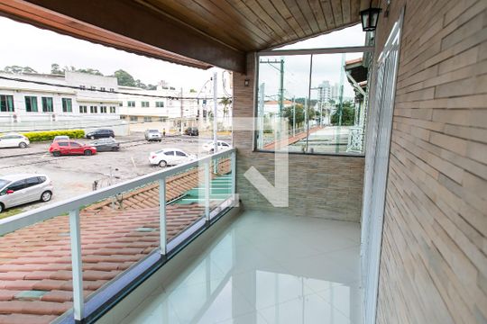 Varanda da Suíte 1 de casa à venda com 3 quartos, 180m² em Vila Nova Carolina, São Paulo