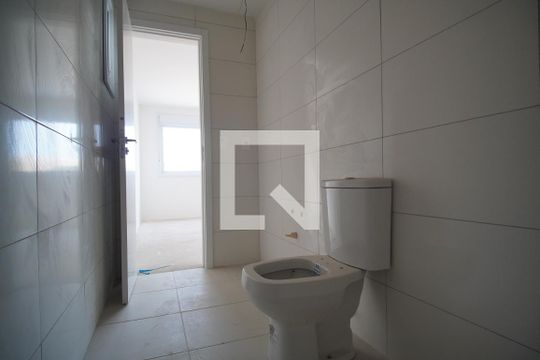 Banheiro da Suíte 1 de apartamento à venda com 3 quartos, 133m² em Jardim São Pedro, Porto Alegre