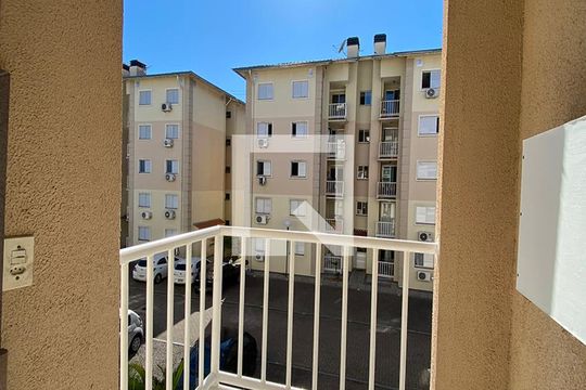 Sacada da Sala de apartamento à venda com 2 quartos, 45m² em Pinheiro, São Leopoldo
