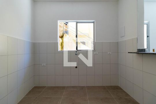 Cozinha de casa de condomínio para alugar com 1 quarto, 35m² em Mandaqui, São Paulo