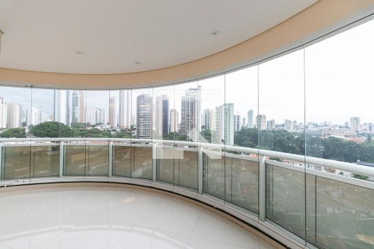 Varanda de apartamento para alugar com 4 quartos, 206m² em Jardim Anália Franco, São Paulo