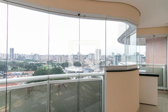 Varanda de apartamento para alugar com 4 quartos, 206m² em Jardim Anália Franco, São Paulo