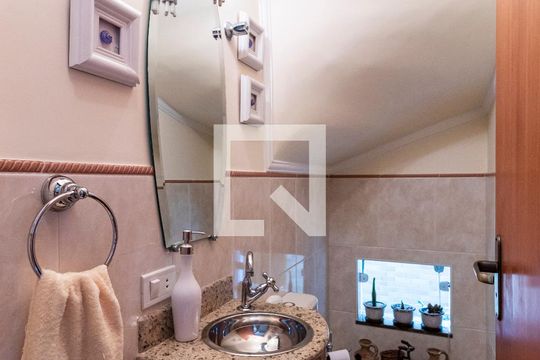 1o. Andar - Lavabo de casa à venda com 3 quartos, 230m² em Vila Brasilina, São Paulo