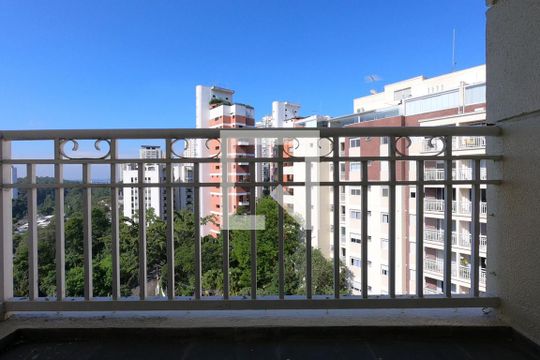 Varanda da Sala de apartamento para alugar com 2 quartos, 58m² em Vila Andrade, São Paulo