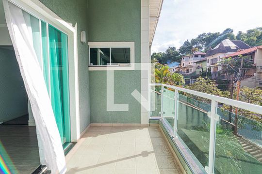 Varanda da Suíte 1 de casa à venda com 5 quartos, 350m² em Jardim Guapira, São Paulo
