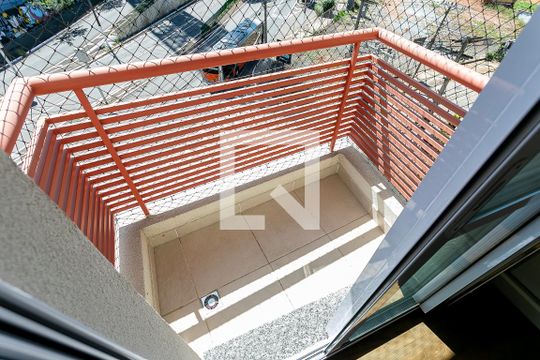 Varanda do Quarto de apartamento para alugar com 1 quarto, 50m² em Pinheiros, São Paulo
