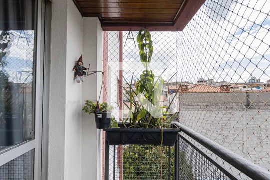Varanda Sala de apartamento à venda com 2 quartos, 56m² em Vila Regente Feijó, São Paulo