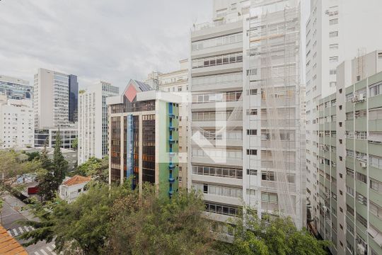 Vista da Varanda de apartamento à venda com 1 quarto, 68m² em Jardim Paulista, São Paulo