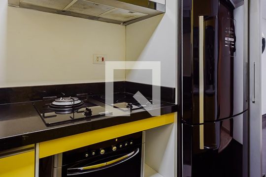 Cozinha de apartamento à venda com 1 quarto, 68m² em Jardim Paulista, São Paulo