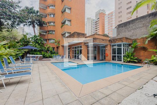 Área comum de apartamento à venda com 1 quarto, 68m² em Jardim Paulista, São Paulo