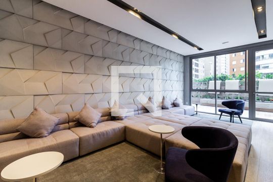 Hall Social de kitnet/studio à venda com 1 quarto, 25m² em Indianópolis, São Paulo