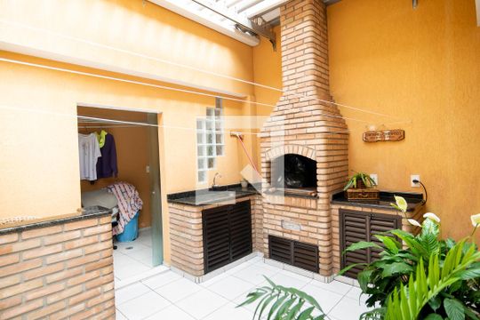 Área Externa / Churrasqueira de casa à venda com 3 quartos, 164m² em Chácara Santo Antônio (zona Sul), São Paulo