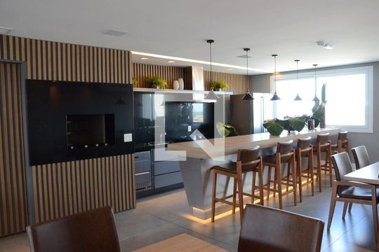 Salão de festas de kitnet/studio à venda com 1 quarto, 39m² em Marechal Rondon, Canoas