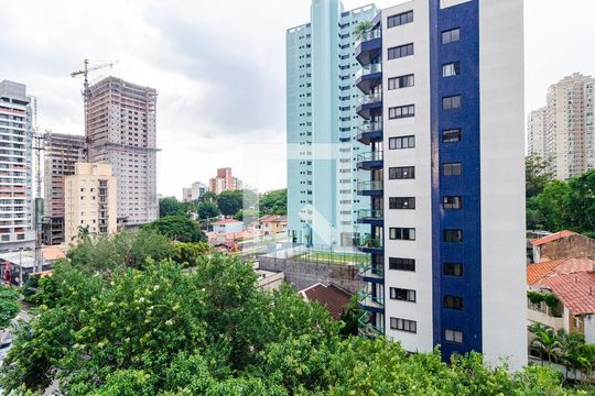 Vista da Varanda de apartamento à venda com 1 quarto, 29m² em Vila Clementino, São Paulo