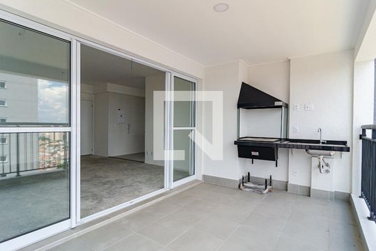 Varanda Gourmet de apartamento à venda com 2 quartos, 81m² em Vila Parque Jabaquara, São Paulo