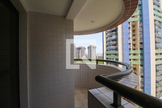 Varanda da Sala de apartamento à venda com 2 quartos, 80m² em Barra da Tijuca, Rio de Janeiro