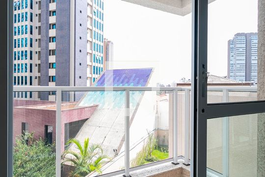 Varanda de apartamento à venda com 1 quarto, 40m² em Vila Regente Feijó, São Paulo