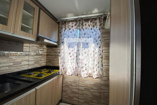 Cozinha de apartamento para alugar com 2 quartos, 50m² em Campina, São Leopoldo