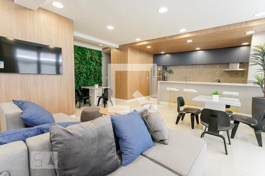 Salão de Festas de apartamento para alugar com 1 quarto, 32m² em Pinheiros, São Paulo