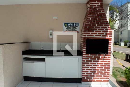 Área comum - Churrasqueira de apartamento para alugar com 1 quarto, 43m² em Campo Grande, Rio de Janeiro