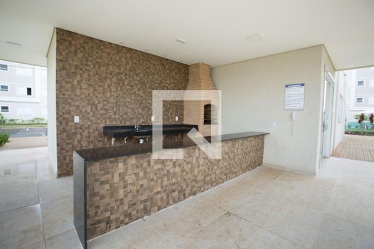 Área comum - churrasqueira de apartamento para alugar com 2 quartos, 45m² em Jardim Ouro Branco, Ribeirão Preto