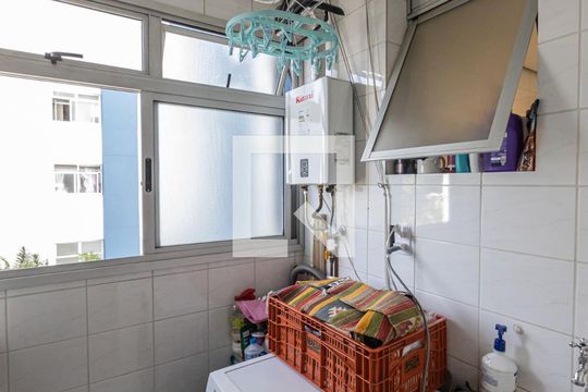Área de Serviço de apartamento à venda com 2 quartos, 58m² em Vila Regente Feijó, São Paulo