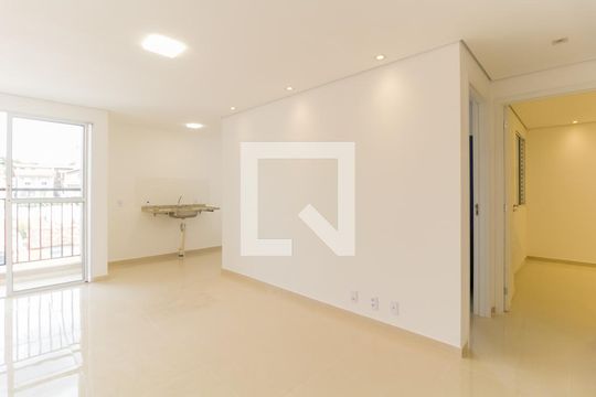 Sala de apartamento para alugar com 2 quartos, 51m² em Conjunto Habitacional Brás Cubas, Mogi das Cruzes