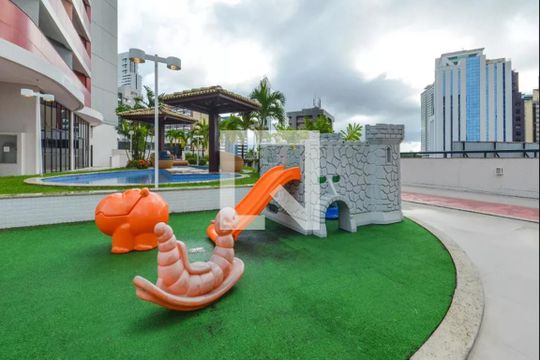 Área Comum - Playground de apartamento para alugar com 1 quarto, 50m² em Caminho das Árvores, Salvador