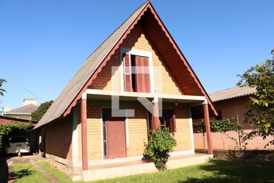 Fachada de casa à venda com 2 quartos, 50m² em Feitoria, São Leopoldo