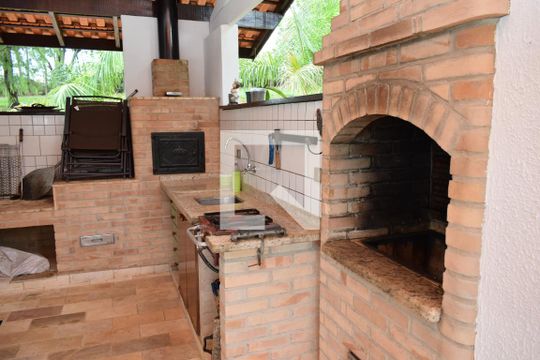 Área Gourmet de casa para alugar com 3 quartos, 328m² em Chácaras de Recreio Santa Terezinha, Jundiaí
