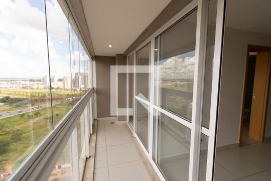 Varanda de apartamento para alugar com 1 quarto, 33m² em Sul (águas Claras), Brasília