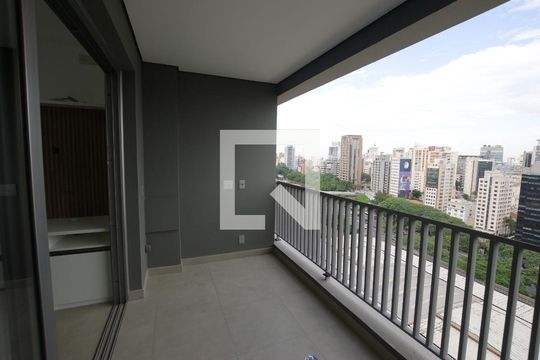 Varanda de apartamento para alugar com 1 quarto, 24m² em Liberdade, São Paulo