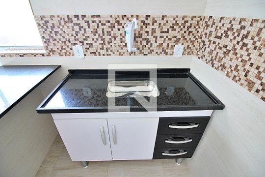 Cozinha de casa de condomínio para alugar com 1 quarto, 36m² em Assunção, São Bernardo do Campo