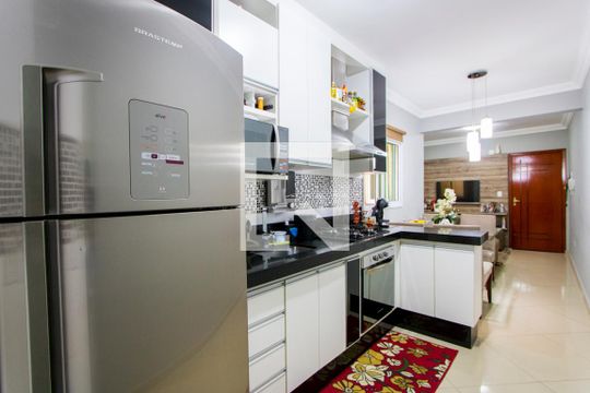 Cozinha de apartamento à venda com 2 quartos, 114m² em Vila Camilópolis, Santo André