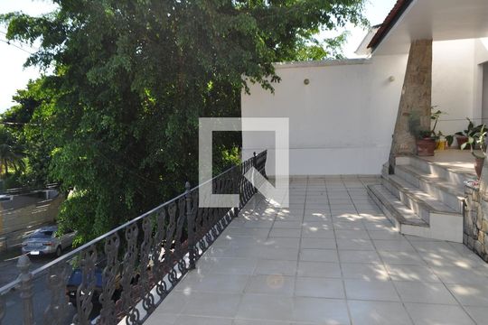 Varanda da Sala de casa à venda com 5 quartos, 500m² em Anil, Rio de Janeiro