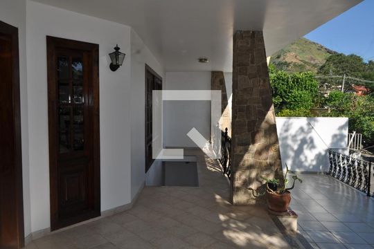 Varanda da Sala de casa à venda com 5 quartos, 500m² em Anil, Rio de Janeiro