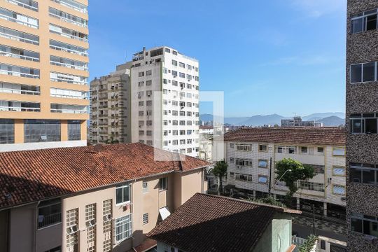 Vista de apartamento para alugar com 1 quarto, 48m² em Itararé, São Vicente