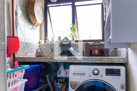 Área de serviço de apartamento à venda com 3 quartos, 78m² em Jardim Brasil, Campinas